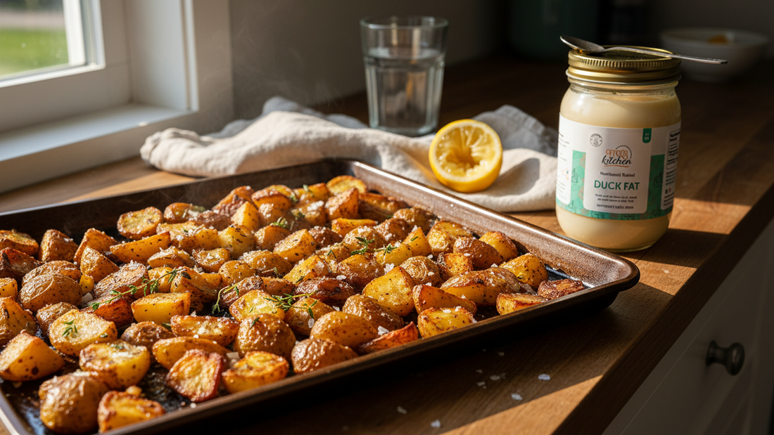 duck fat roasted potatoes