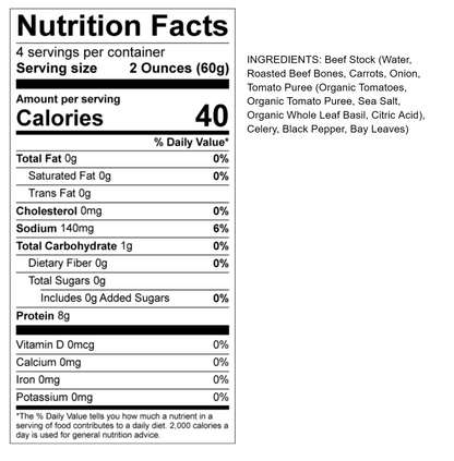 100% Grass-fed Beef Demi-Glace